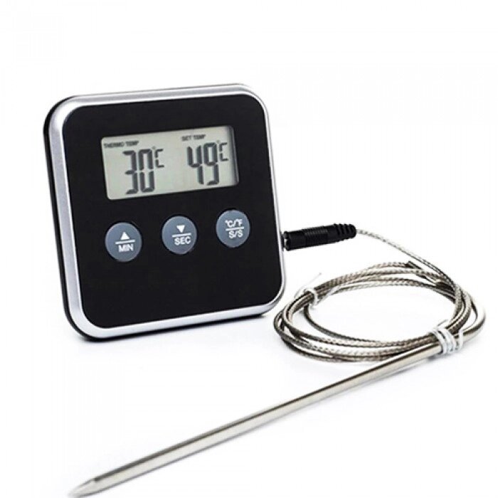 Цифровий термометр TP-600 для духовки ( печі ) з виносним датчиком до 250 ° С від компанії Інтернет-магазин  towershop.online - фото 1