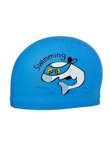 Дитяча шапка для плавання, синя