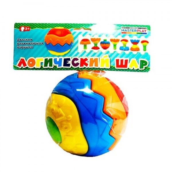 Дитяча іграшка, що розвивається, "логічний м'яч" від компанії Інтернет-магазин  towershop.online - фото 1