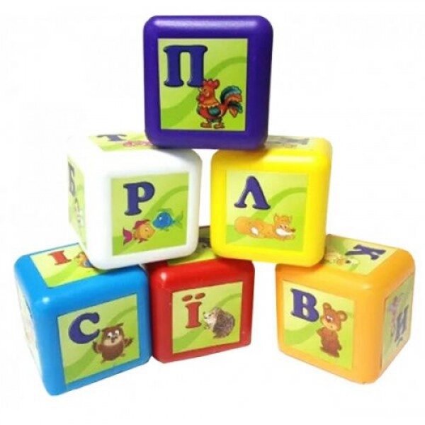 Дитячий набір кубів "ABC" (9 шт.) від компанії Інтернет-магазин  towershop.online - фото 1