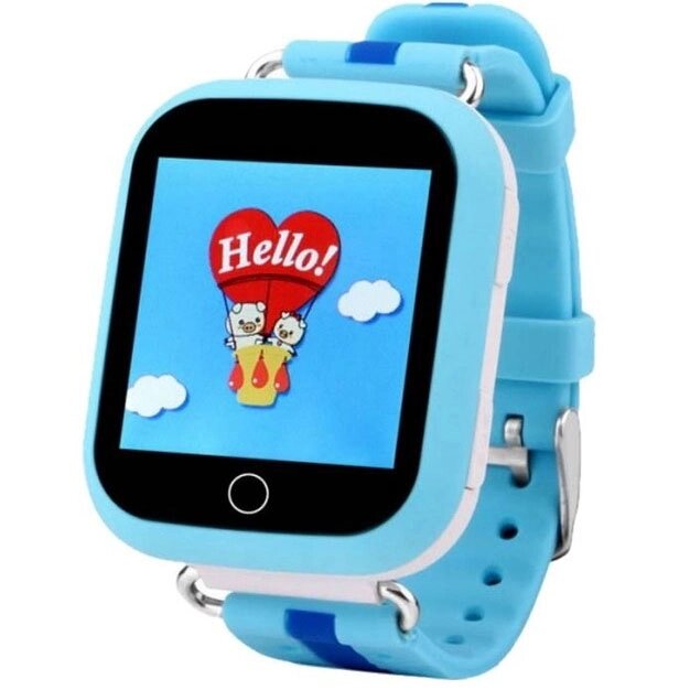 Дитячий розумний годинник з GPS Smart baby watch Q750 Blue, смарт годинник-телефон з сенсорним екраном та іграми від компанії Інтернет-магазин  towershop.online - фото 1