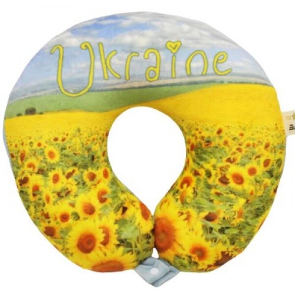 Дорожня подушка-підголовник "Україна" від компанії Інтернет-магазин  towershop.online - фото 1