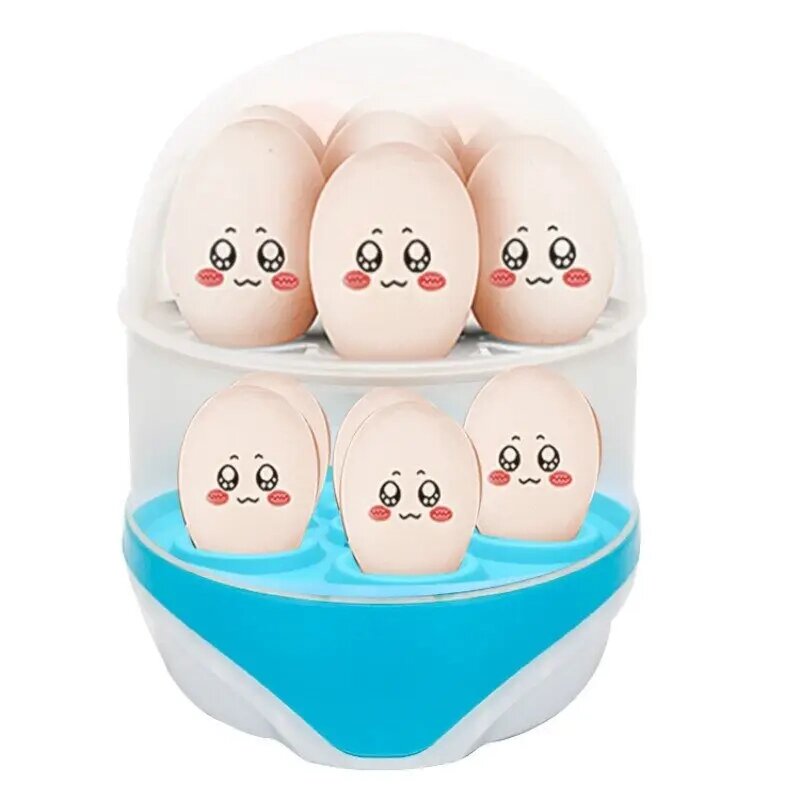 Дворівнева машина яйцеклітини для 12 яєць електрична, синя від компанії Інтернет-магазин  towershop.online - фото 1