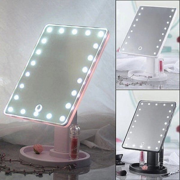 Дзеркало для макіяжу з підсвічуванням "Large LED Mirror" 22 світлодіода від компанії Інтернет-магазин  towershop.online - фото 1