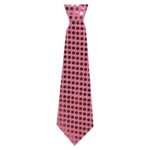 Краватка на гумці святкова, рожева
