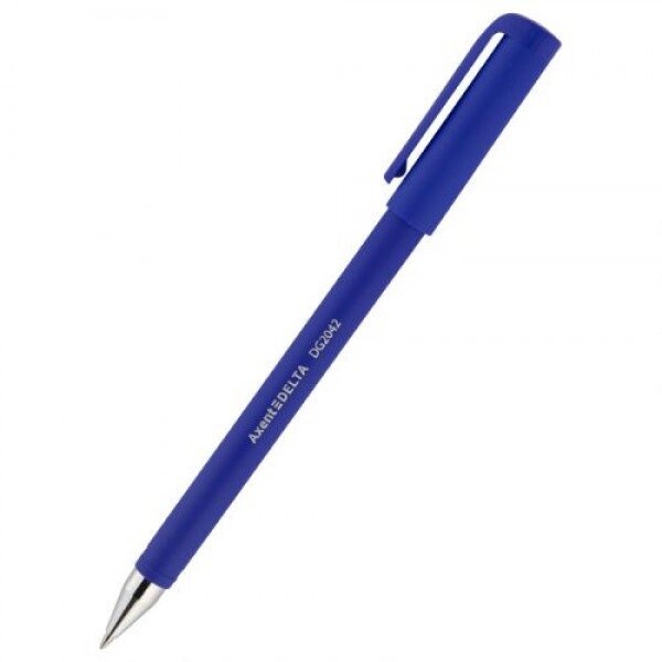 Гелева ручка з ковпачком, синя (2 шт) від компанії Інтернет-магазин  towershop.online - фото 1