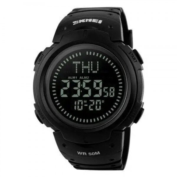 Годинник наручний чоловічий SKMEI 1231BK, брендовий чоловічий годинник, модний чоловічий годинник. Колір чорний від компанії Інтернет-магазин  towershop.online - фото 1