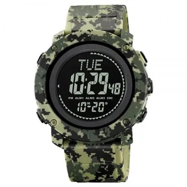 Годинник наручний чоловічий SKMEI 2095CMGN, армійський годинник протиударний, військовий чоловічий наручний годинник від компанії Інтернет-магазин  towershop.online - фото 1