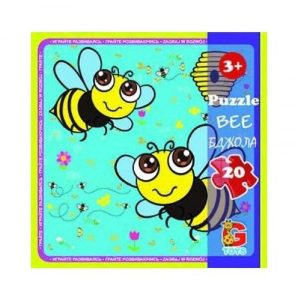 Головоломки "комахи", (бджоли), 20 елементів від компанії Інтернет-магазин  towershop.online - фото 1
