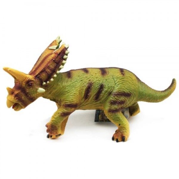 Гумова фігурка "Динозавр: Трицератопс" від компанії Інтернет-магазин  towershop.online - фото 1