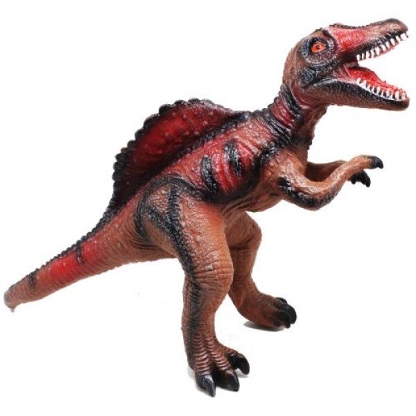 Гумовий динозавр "тиранозавр", коричневий від компанії Інтернет-магазин  towershop.online - фото 1