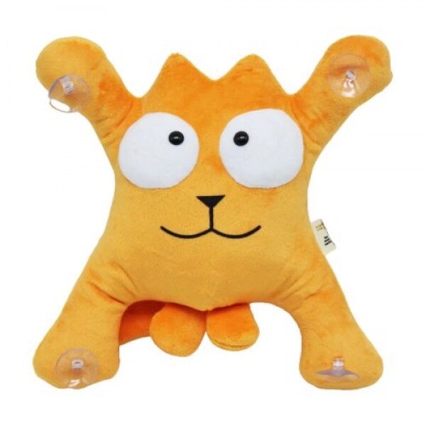 Іграшка на присосках "Кот Саймон", помаранчевий від компанії Інтернет-магазин  towershop.online - фото 1