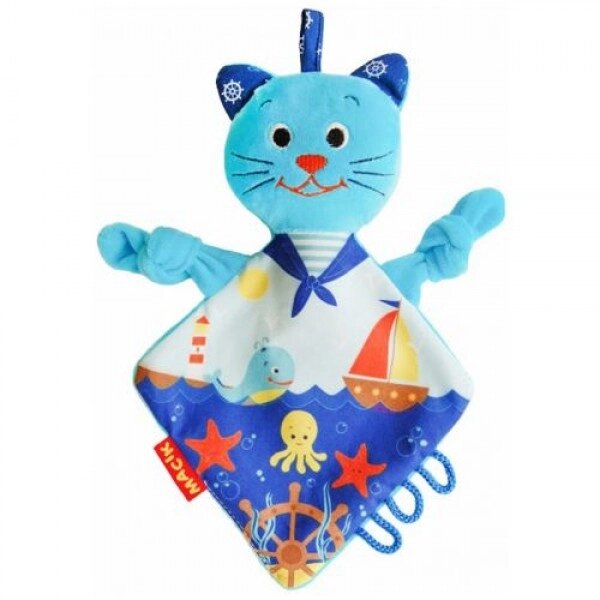 Іграшка обіймаючи "кота моряка" від компанії Інтернет-магазин  towershop.online - фото 1
