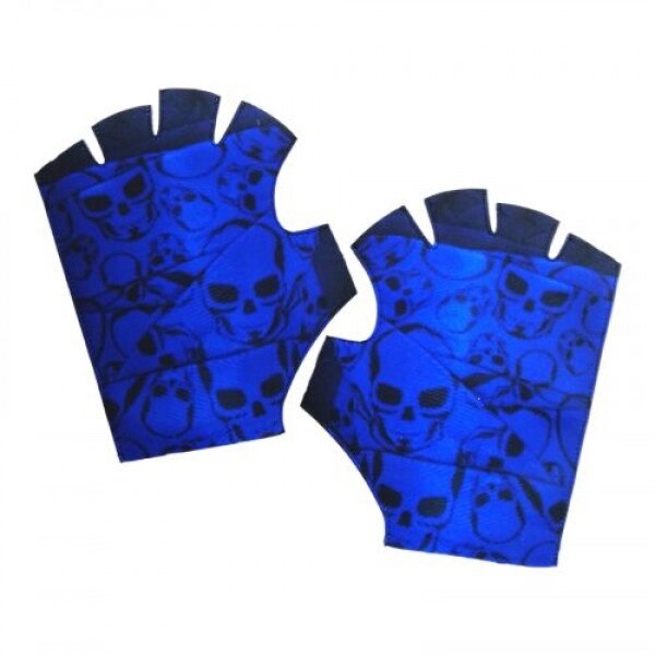 Ігрові рукавички "Cobalt Skulls (Кобальтові черепи)" від компанії Інтернет-магазин  towershop.online - фото 1