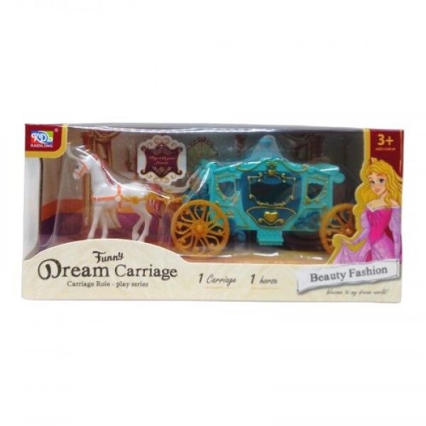 Ігровий набір "Dream Carriage" (бірюзовий) від компанії Інтернет-магазин  towershop.online - фото 1