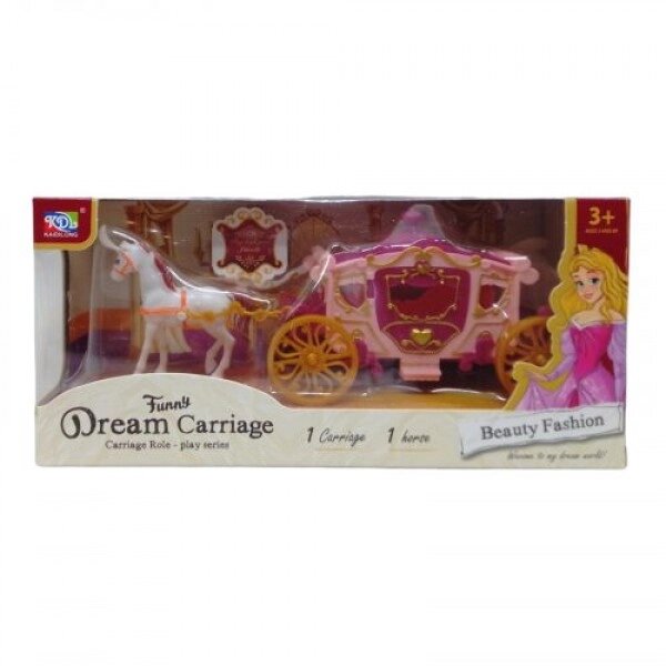 Ігровий набір "Dream Carriage" (рожевий) від компанії Інтернет-магазин  towershop.online - фото 1