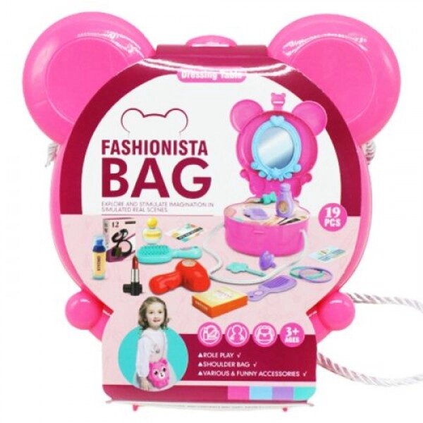 Ігровий набір "Fashionista Bag" (рожевий) від компанії Інтернет-магазин  towershop.online - фото 1