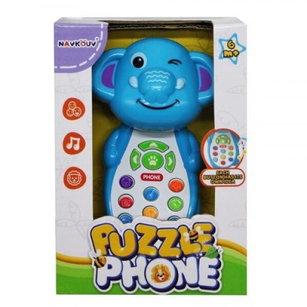 Інтерактивна іграшка "Puzzle phone: Слоненя" від компанії Інтернет-магазин  towershop.online - фото 1