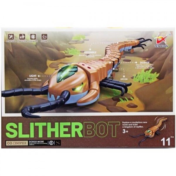 Інтерактивна машинка "SlitherBot: Багатоніжка" від компанії Інтернет-магазин  towershop.online - фото 1