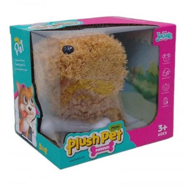 Інтерактивний песик "Plush pet" (коричневий) від компанії Інтернет-магазин  towershop.online - фото 1