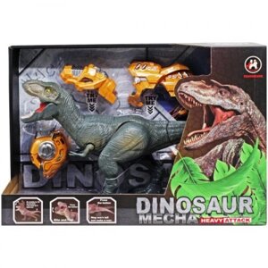 Інтерактивний динозавр "Dinosaur Mecha"сірий)