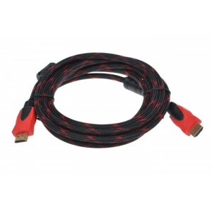 Кабель HDMI - HDMI 3m посилений в обмотці 3м