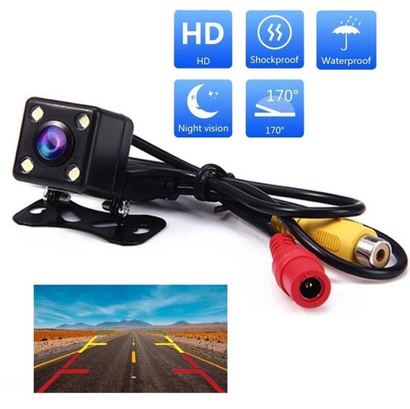 Камера заднього виду для автомобіля HD Car Camera A-101 c LED підсвічуванням від компанії Інтернет-магазин  towershop.online - фото 1