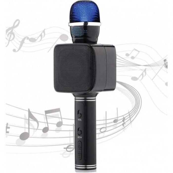 Караоке мікрофон + бездротова портативна колонка 2 в 1 Magic Karaoke SU-YOSD YS-68 Чорний від компанії Інтернет-магазин  towershop.online - фото 1