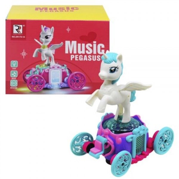 Карета музична зі світлом "Music Pegasus" від компанії Інтернет-магазин  towershop.online - фото 1