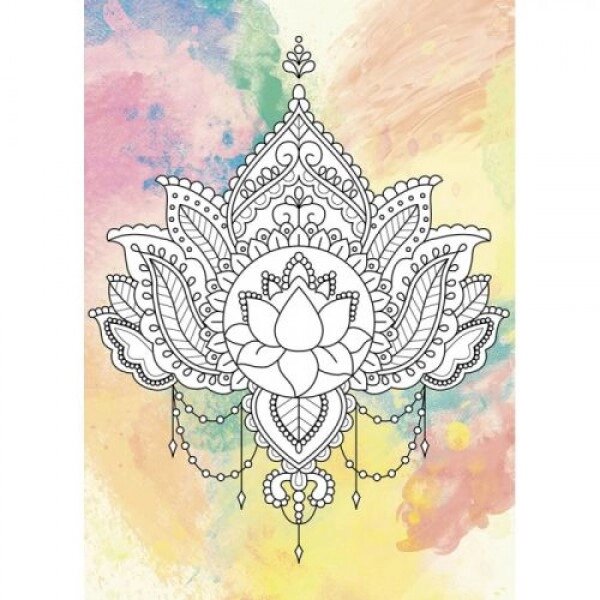 Картина на полотні "Royal Lotus", палітри Малахіт від компанії Інтернет-магазин  towershop.online - фото 1
