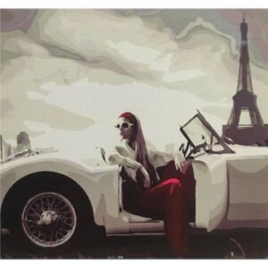 Картина за номерами "Чорно-білий шик Парижа"
