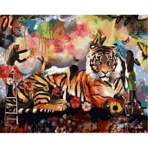Картина за номерами "Величний тигр"