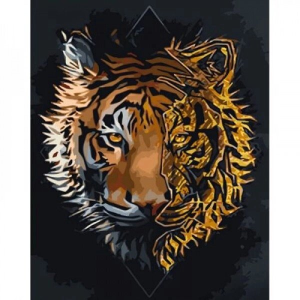 Картина за номерами "Арт-тигр" від компанії Інтернет-магазин  towershop.online - фото 1