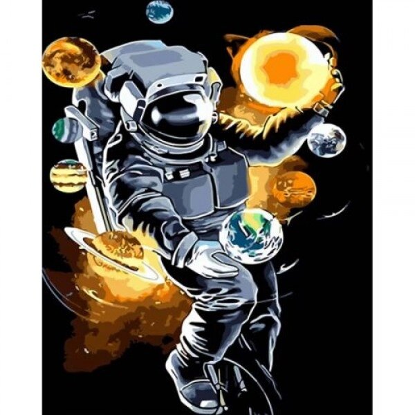 Картина за номерами "Гра у космосі" від компанії Інтернет-магазин  towershop.online - фото 1
