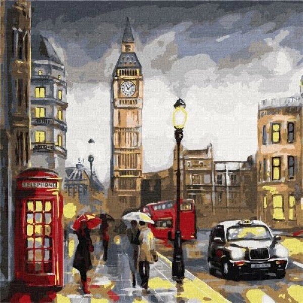 Картина за номерами "Лондон" від компанії Інтернет-магазин  towershop.online - фото 1