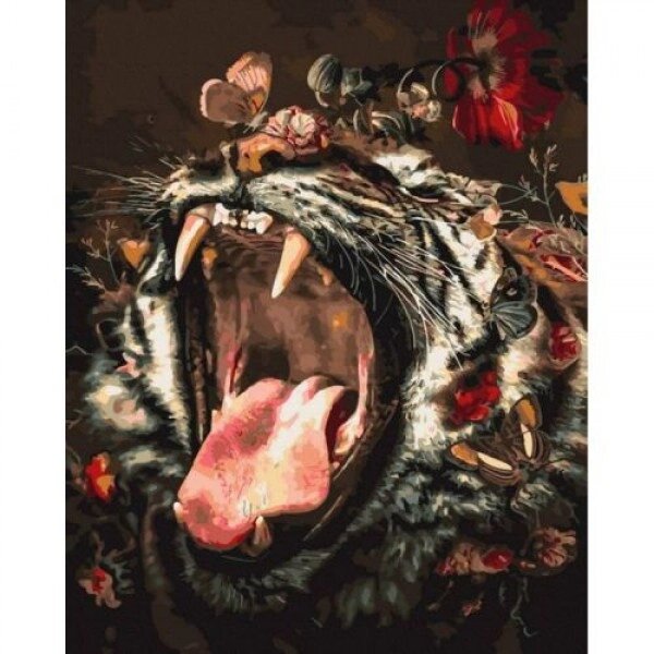 Картина за номерами "Пробудження тигра" від компанії Інтернет-магазин  towershop.online - фото 1