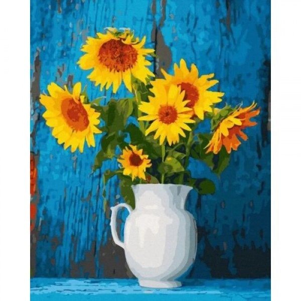 Картина за номерами "Соняшники в білій" від компанії Інтернет-магазин  towershop.online - фото 1