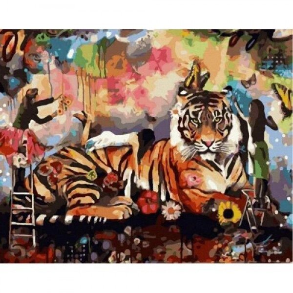 Картина за номерами "Величний тигр" від компанії Інтернет-магазин  towershop.online - фото 1