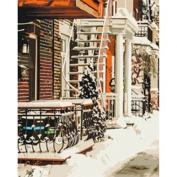 Картина за номерами "Затишок зимового міста" від компанії Інтернет-магазин  towershop.online - фото 1