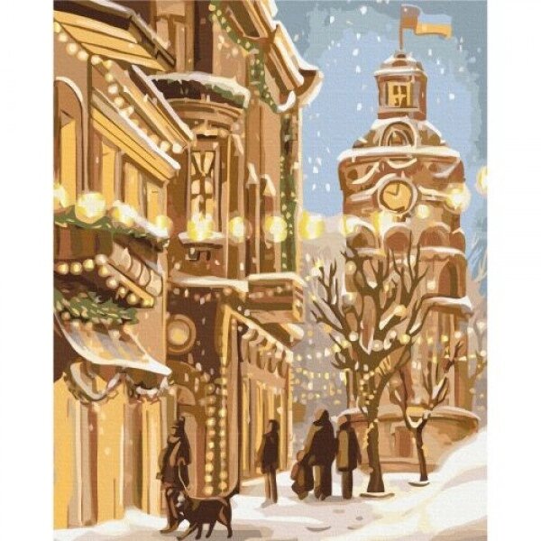 Картина за номерами "Зимова Вінниця" від компанії Інтернет-магазин  towershop.online - фото 1