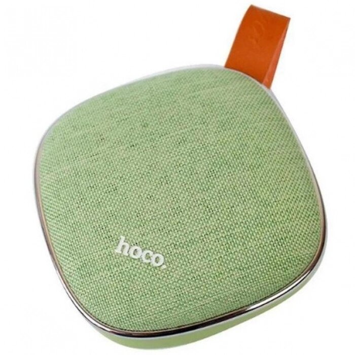 Колонка бездротова Bluetooth HOCO BS9 Light textile Зелена від компанії Інтернет-магазин  towershop.online - фото 1