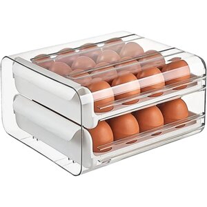 Контейнер для зберігання яєць Supretto у холодильнику закритий на 32 шт. (8567)