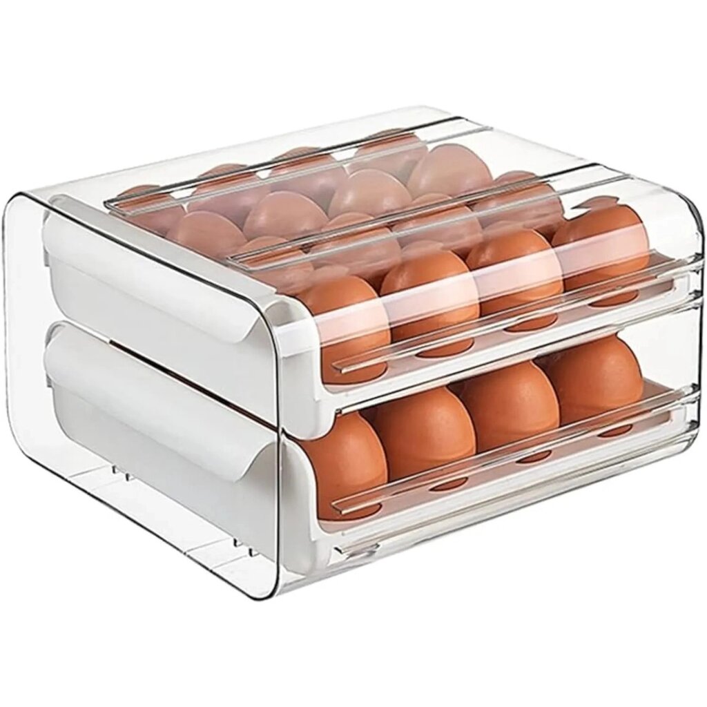 Контейнер для зберігання яєць Supretto у холодильнику закритий на 32 шт. (8567) від компанії Інтернет-магазин  towershop.online - фото 1