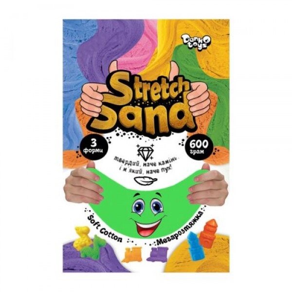 Креативна творчість Stretch Sand зелений від компанії Інтернет-магазин  towershop.online - фото 1