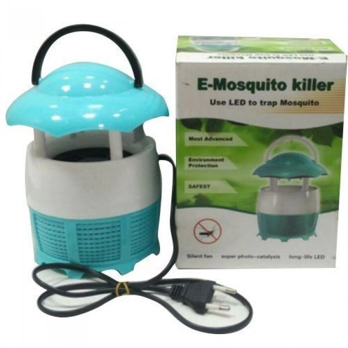 Лампа-блакитна руйнівка комара e-ro-rocquito вбивця 411 синій від компанії Інтернет-магазин  towershop.online - фото 1