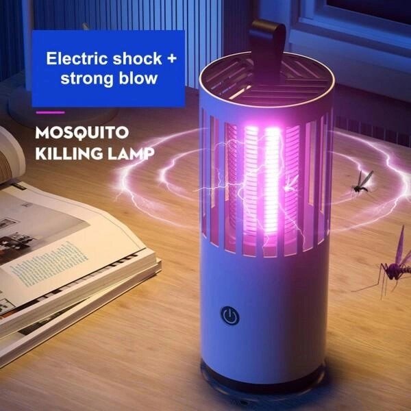 Лампа-пастка для комарів Побутова із зарядкою від Usb 1001 MOSQUITO LAMP, портативна від компанії Інтернет-магазин  towershop.online - фото 1