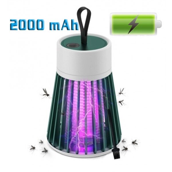Лампа відлякувача комах від акумулятора Electric Shock Mosquito Lamp з електричним струмом від компанії Інтернет-магазин  towershop.online - фото 1
