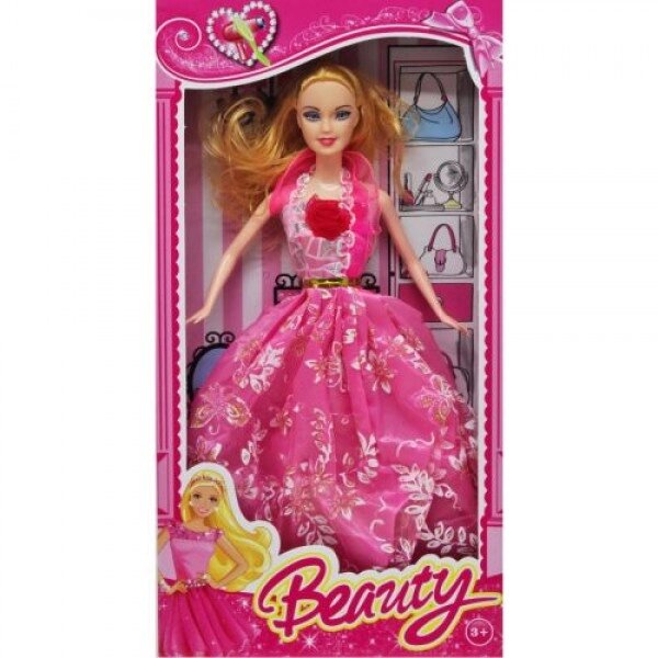 Лялька "Beauty" у рожевому, 28 см (вид 1) від компанії Інтернет-магазин  towershop.online - фото 1