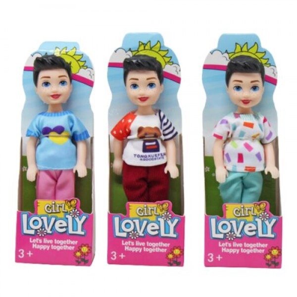 Лялька маленька "Lovely Boy" (мікс) від компанії Інтернет-магазин  towershop.online - фото 1