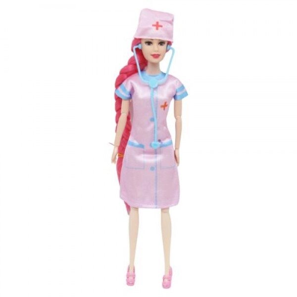Лялька "медсестра" в рожевому від компанії Інтернет-магазин  towershop.online - фото 1
